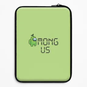 Among Gaming - Green Laptop Sleeve Shockproof Corners