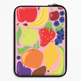 Abstract Fruits Laptop Sleeve Matte Surface Design Shock Proof