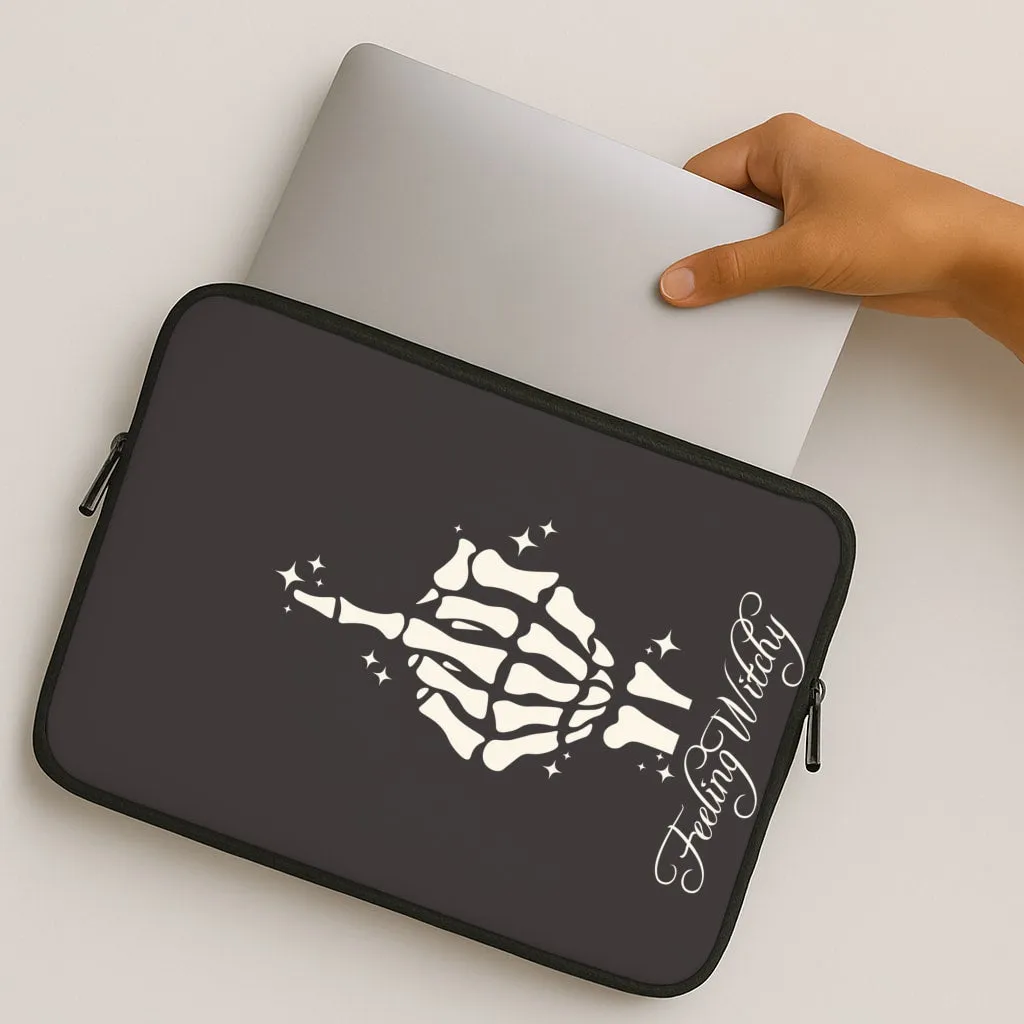 Modern Grip Design Feeling Witchy Laptop Sleeve