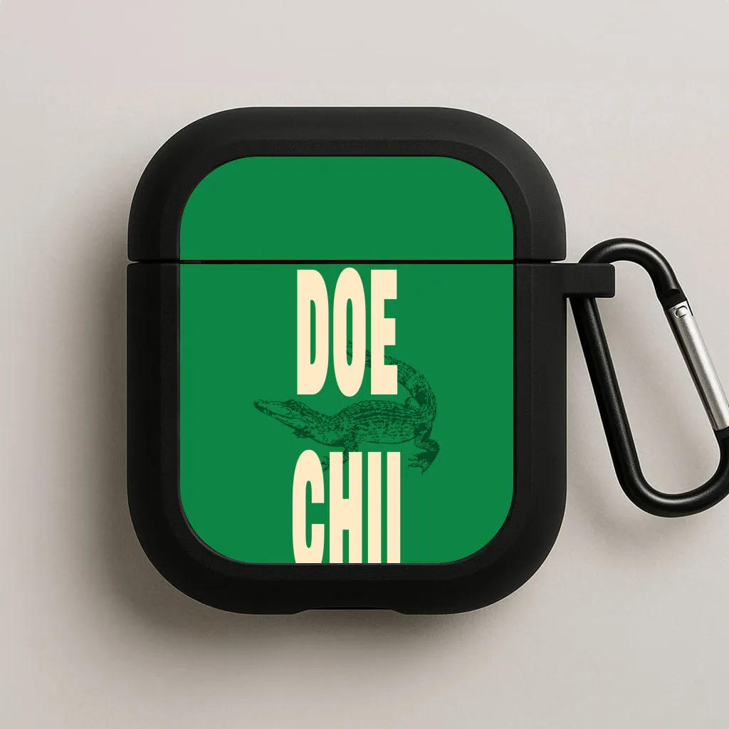 Rapper Alligator Print AirPods Case Durable Handy Shell