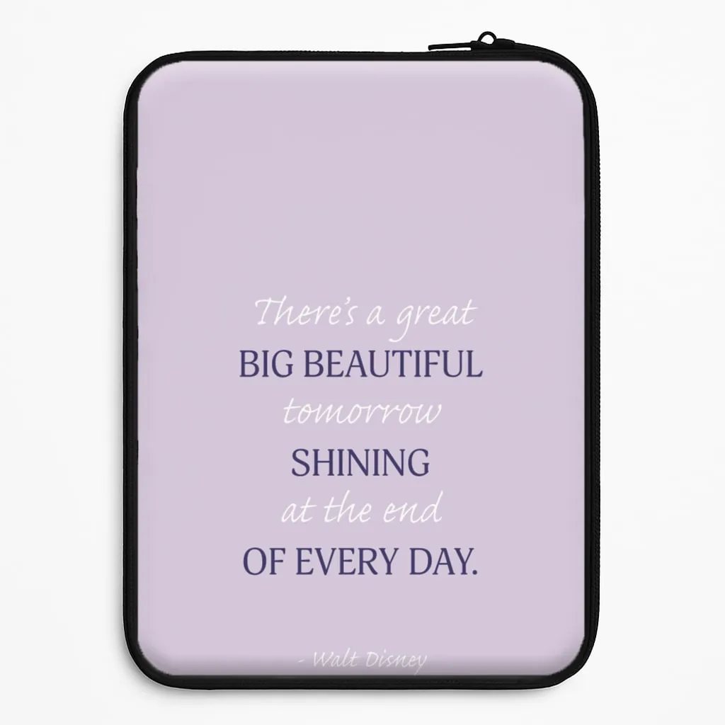 Great Big Beautiful Tomorrow Laptop Sleeve Ergonomic form Clear Texture