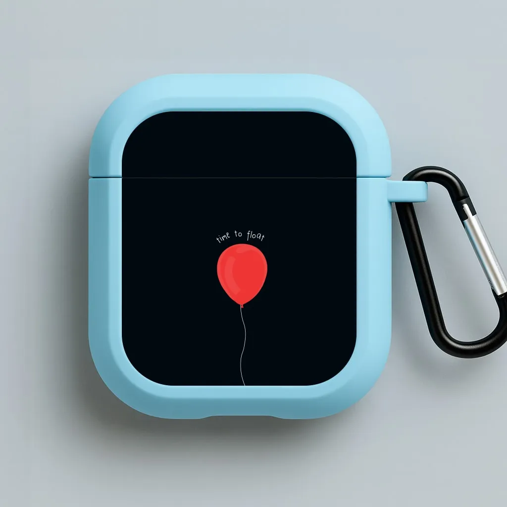 portable ergonomic pastel airpods protector sports inspired neon airpods shell Time To Float - Clown AirPods Case