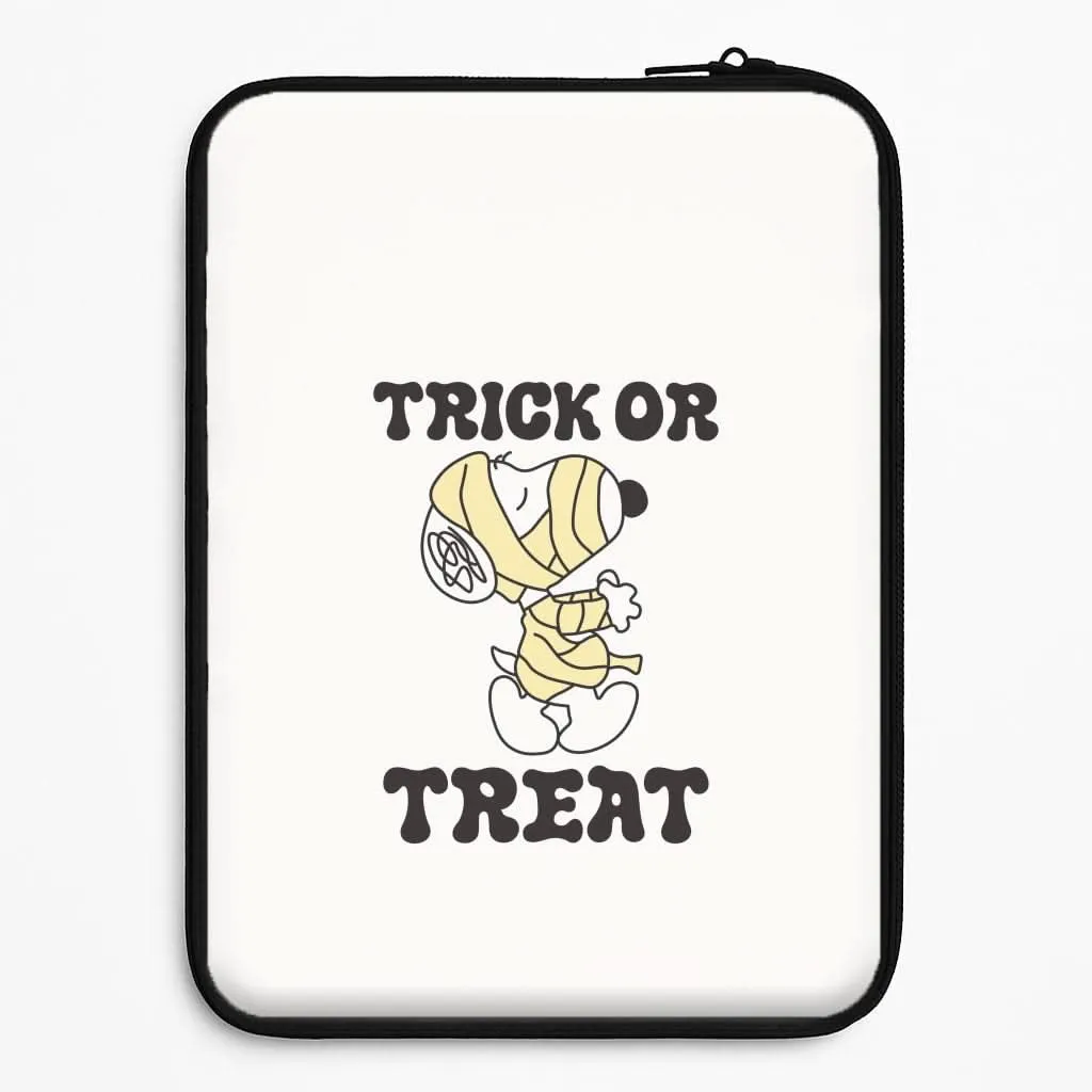 Trick Or Treat Cartoon Beagle Laptop Sleeve Colorful option Protective Detailing