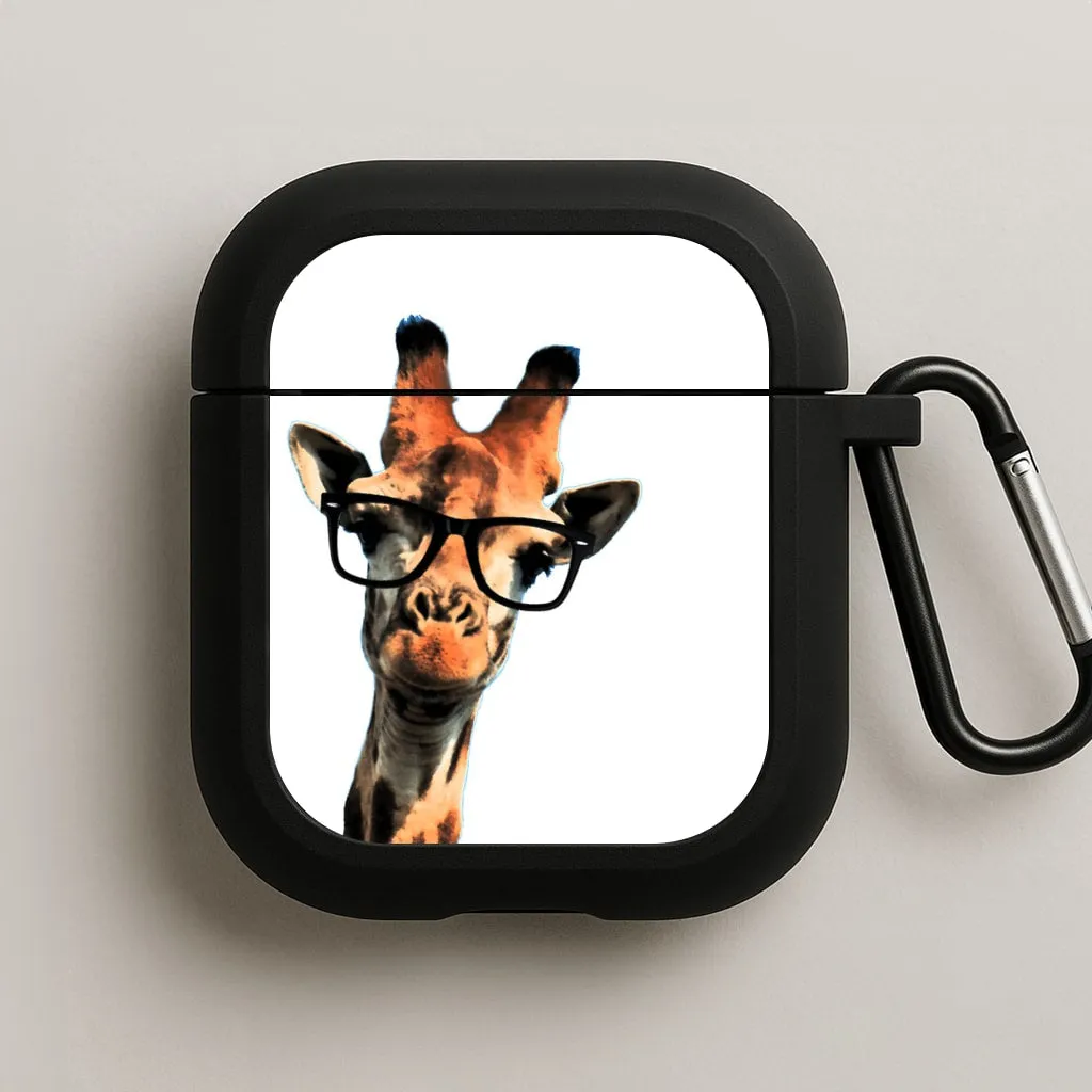 clear frosted airpods cover Hipster Giraffe Tumblr AirPods Case