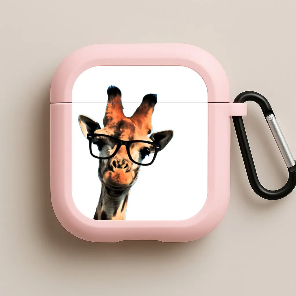 Trendy Compact Holder urban lifestyle airpods cover Hipster Giraffe Tumblr AirPods Case