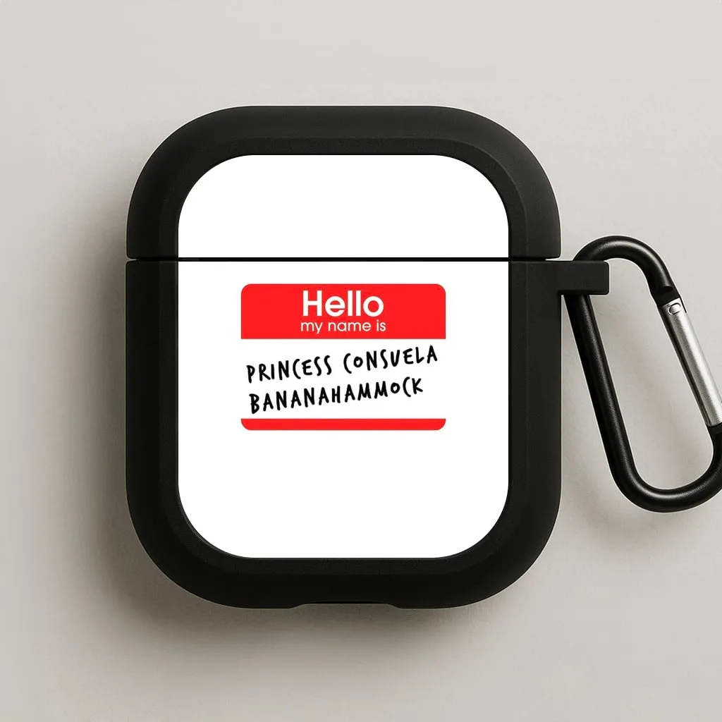 Trendy Travel Shell shock absorbent airpods protector Princess Phoebe AirPods Case