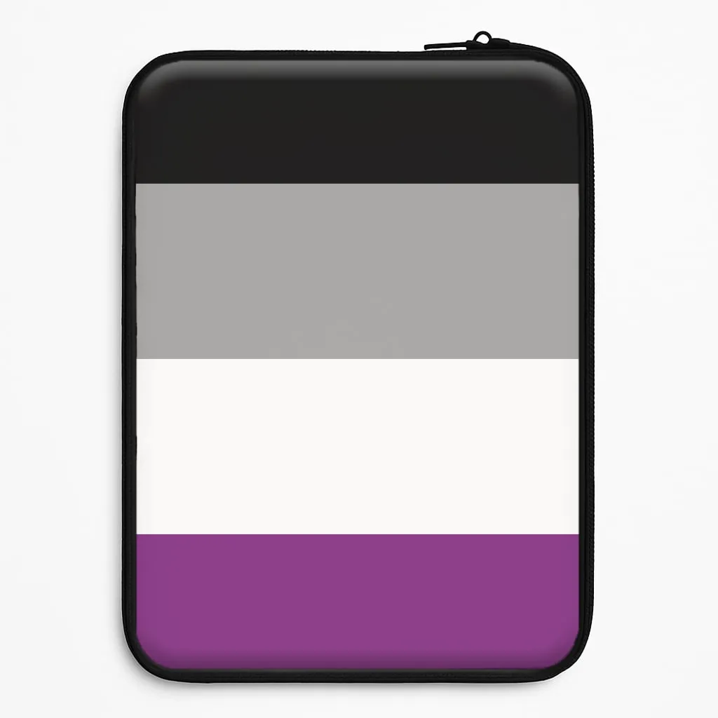Soft Surface Layer Asexual Flag - Pride Laptop Sleeve