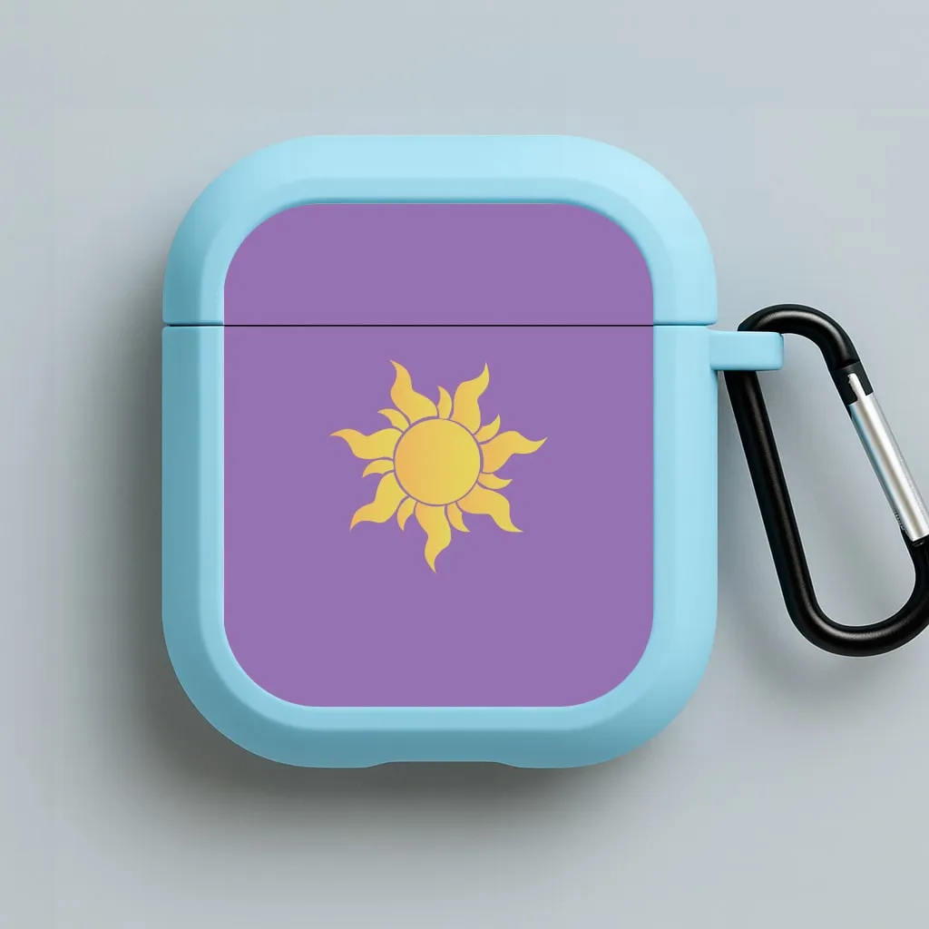 Corona's Crest AirPods Case durable commuter gradient soft pastel leather shell