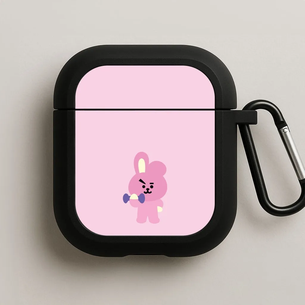 Cooky 21 - K Pop AirPods Case lightweight gym silicone cover impact protection airpods shell