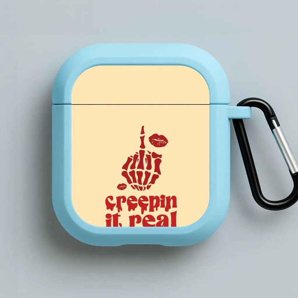 durable protective companion Fashion Compact Organizer Creepin It Real AirPods Case