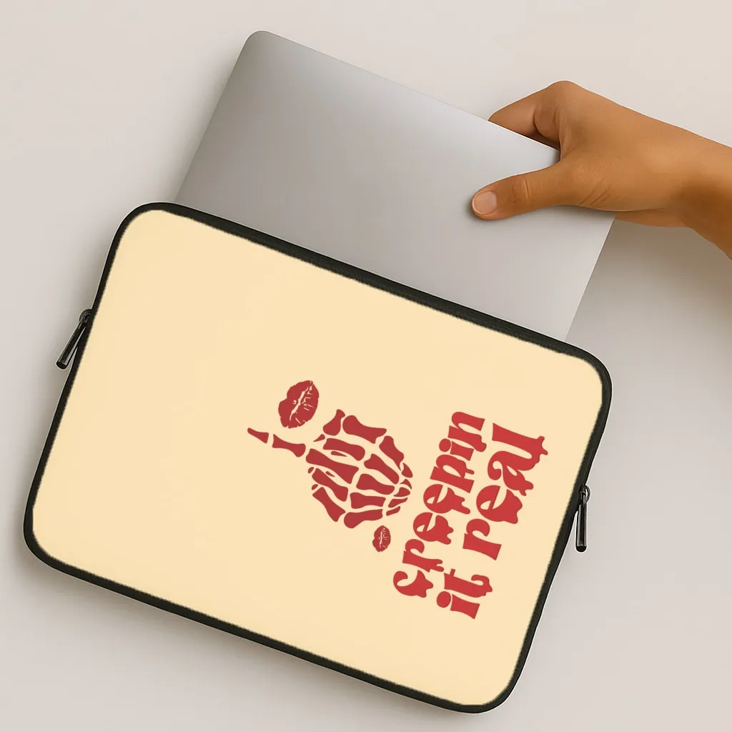 Creepin It Real Laptop Sleeve Strong Grip