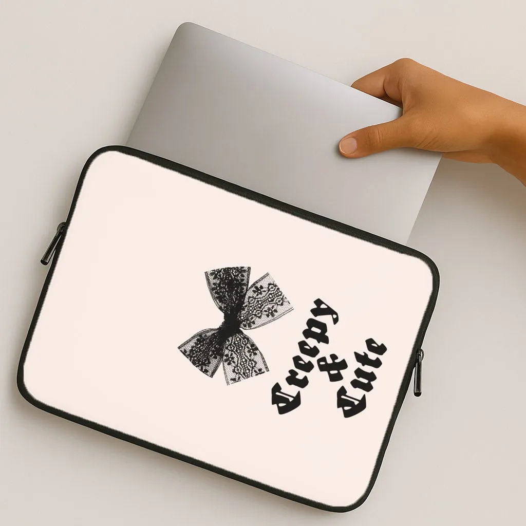 Creepy And Cute Coquette Laptop Sleeve Protective Fit