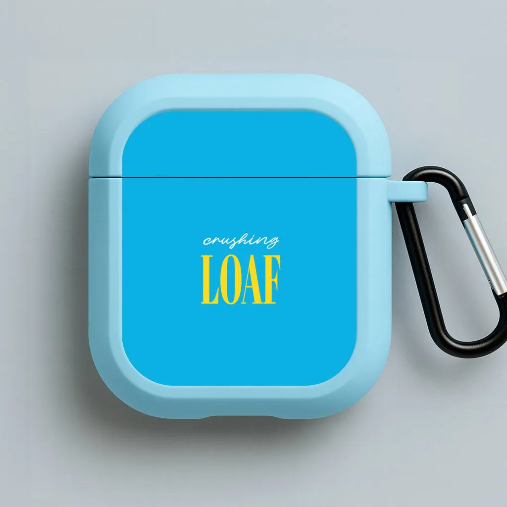 Durable Gadget Case Crushing Loaf Blue AirPods Case