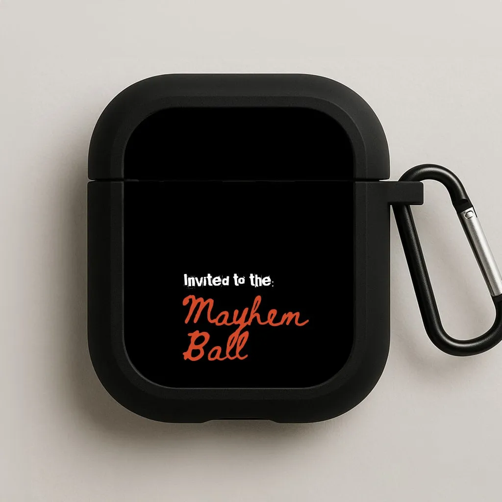 Pocket Sized Protector Invited To The Mayhem Ball AirPods Case