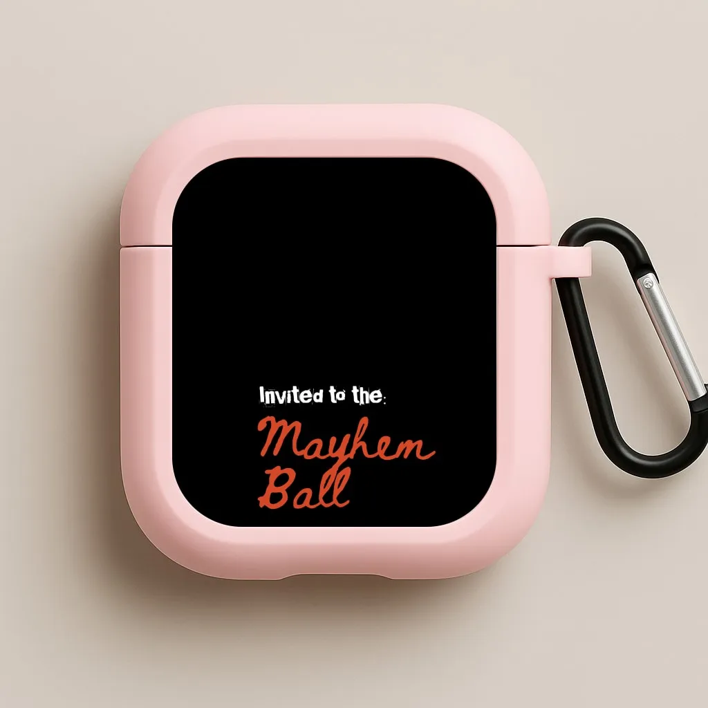 Invited To The Mayhem Ball AirPods Case fashion hybrid cover
