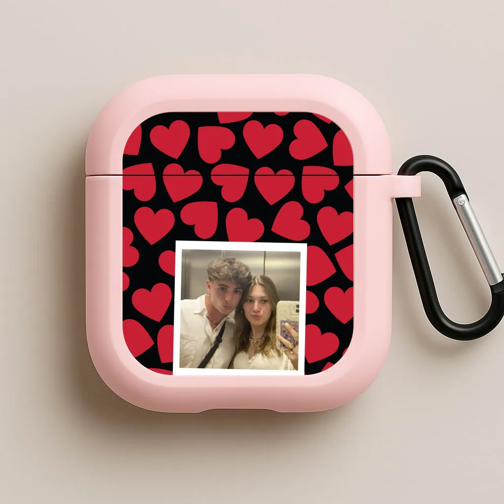 Valentine's Polaroid AirPods Case sleek modern design airpods protector