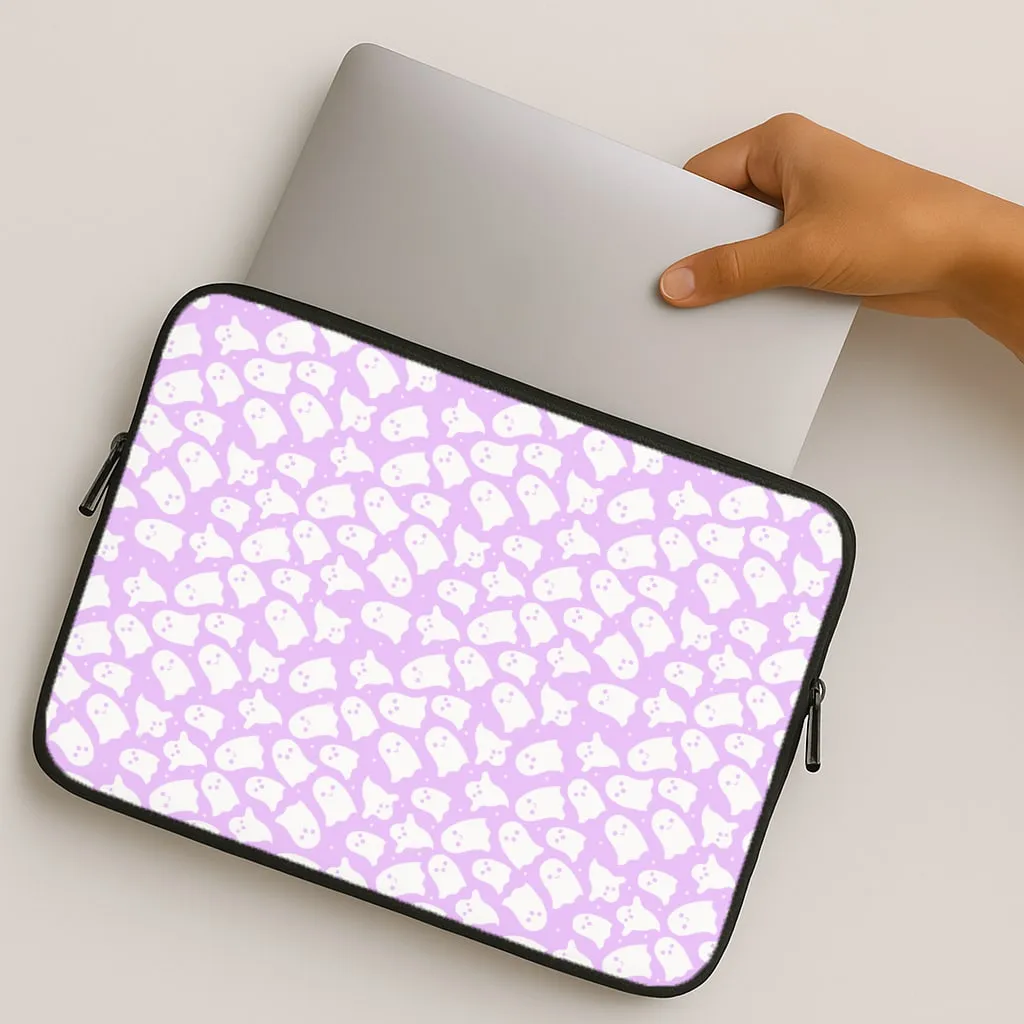 Ghost Pattern Laptop Sleeve Durable Edge Layer Matte Pattern
