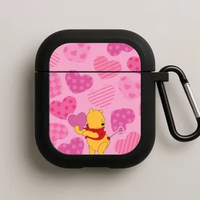 Cupid Pooh Valentine's AirPods Case Modern Aesthetic Cover
