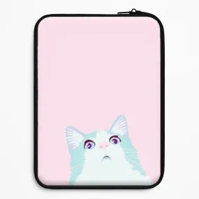 Curious Cat Laptop Sleeve Compact Build Matte Touch
