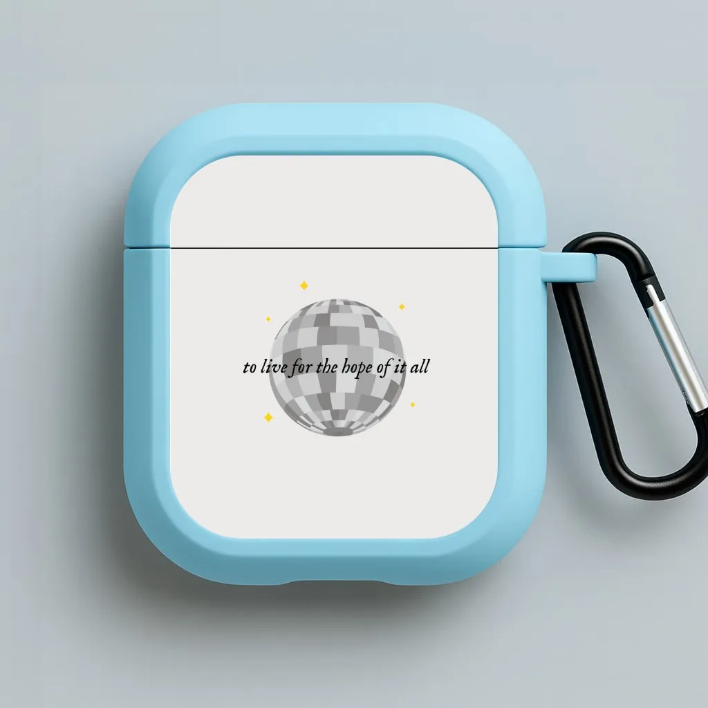 To Live For The Hope Of It All - Taylor AirPods Case Durable Mini Pouch airpods case for professionals