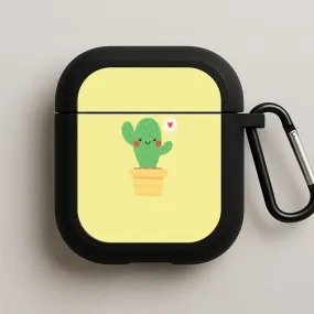 minimalist earbuds protector airpods case for students Cute Cactus AirPods Case