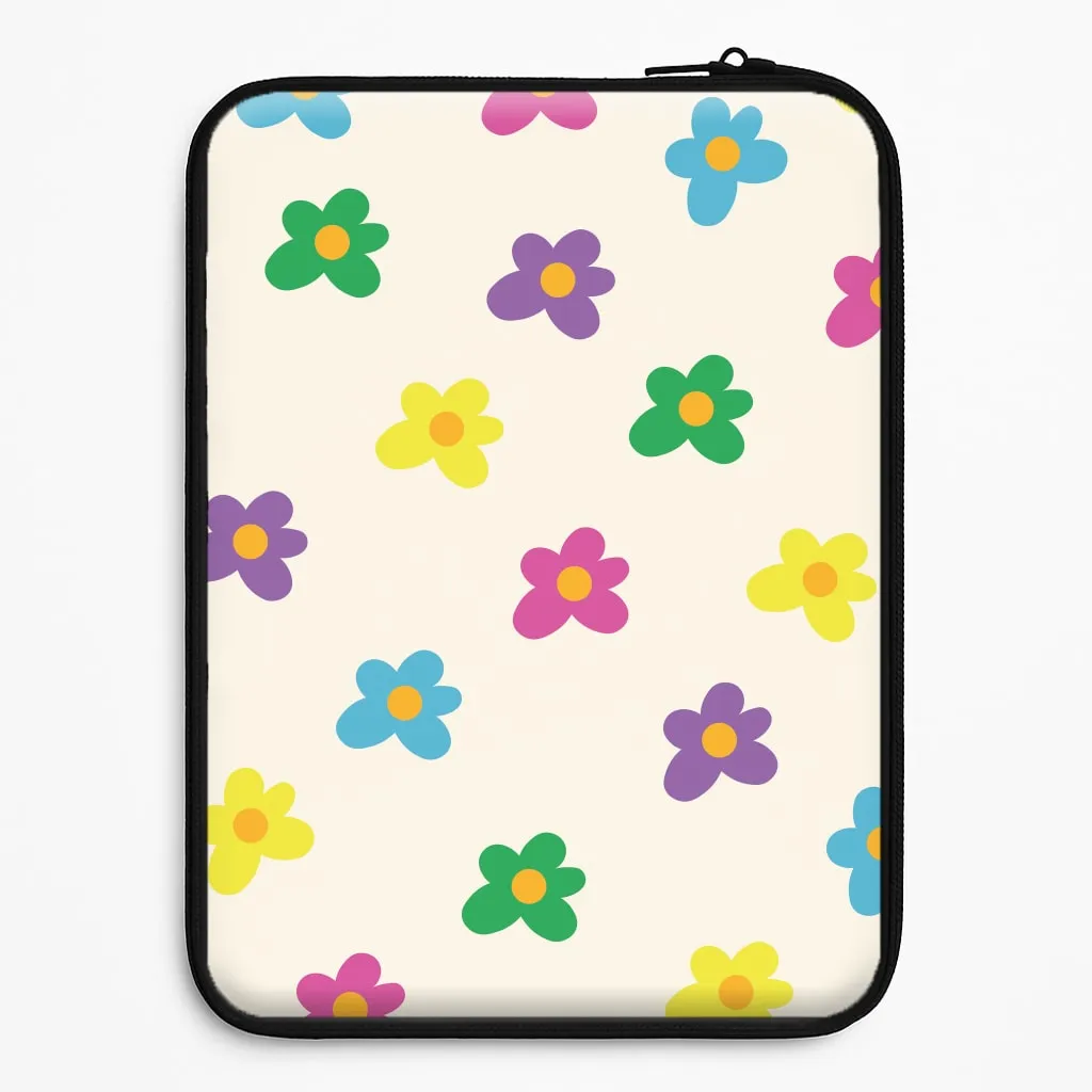 Travel Essential Refined Look Cute Flower Pattern - Floral Laptop Sleeve