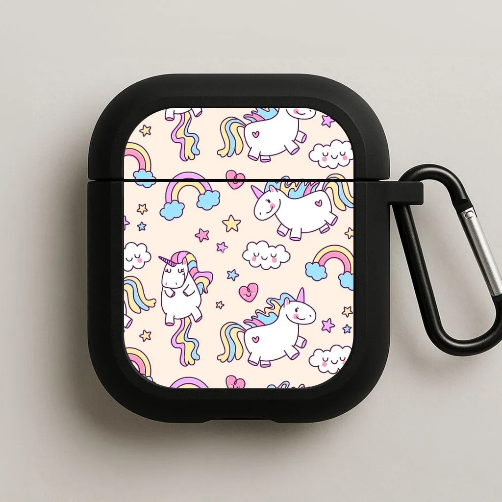Cute Unicorn Pattern AirPods Case airpods charging protection