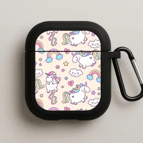 Hard Shell Pouch Cute Unicorn Pattern AirPods Case