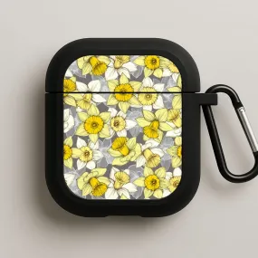 Daffodil Daze - Spring Pattern AirPods Case Trendy Compact Organizer