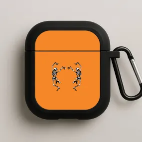 Premium Build Quality compact magnetic shell Dancing Skeletons - Halloween AirPods Case