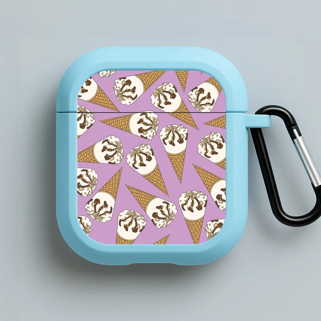 Netto - Ice Cream Patterns AirPods Case Waterproof Earphones Pouch