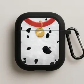 fashion soft pastel leather airpods protector Dalmatians AirPods Case