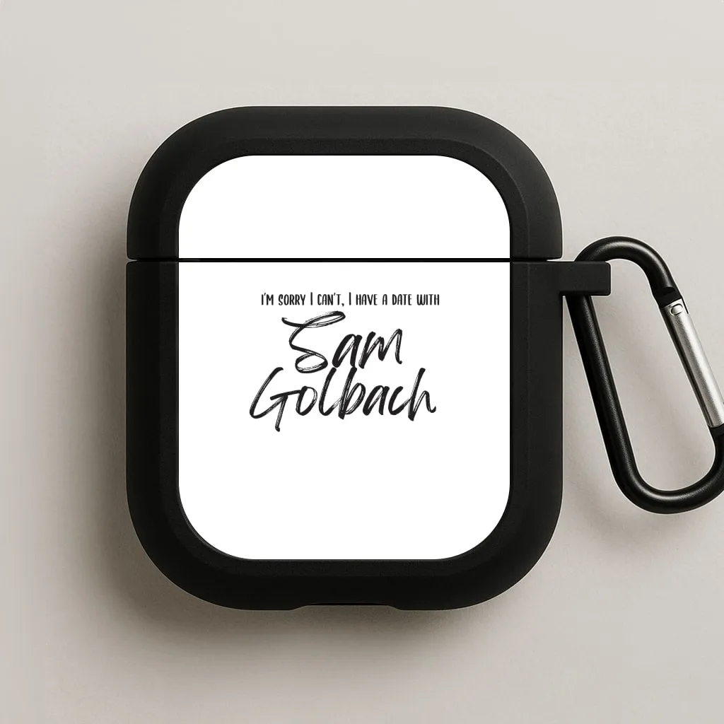 Date With Sam - S & C AirPods Case Trendy Portable Storage