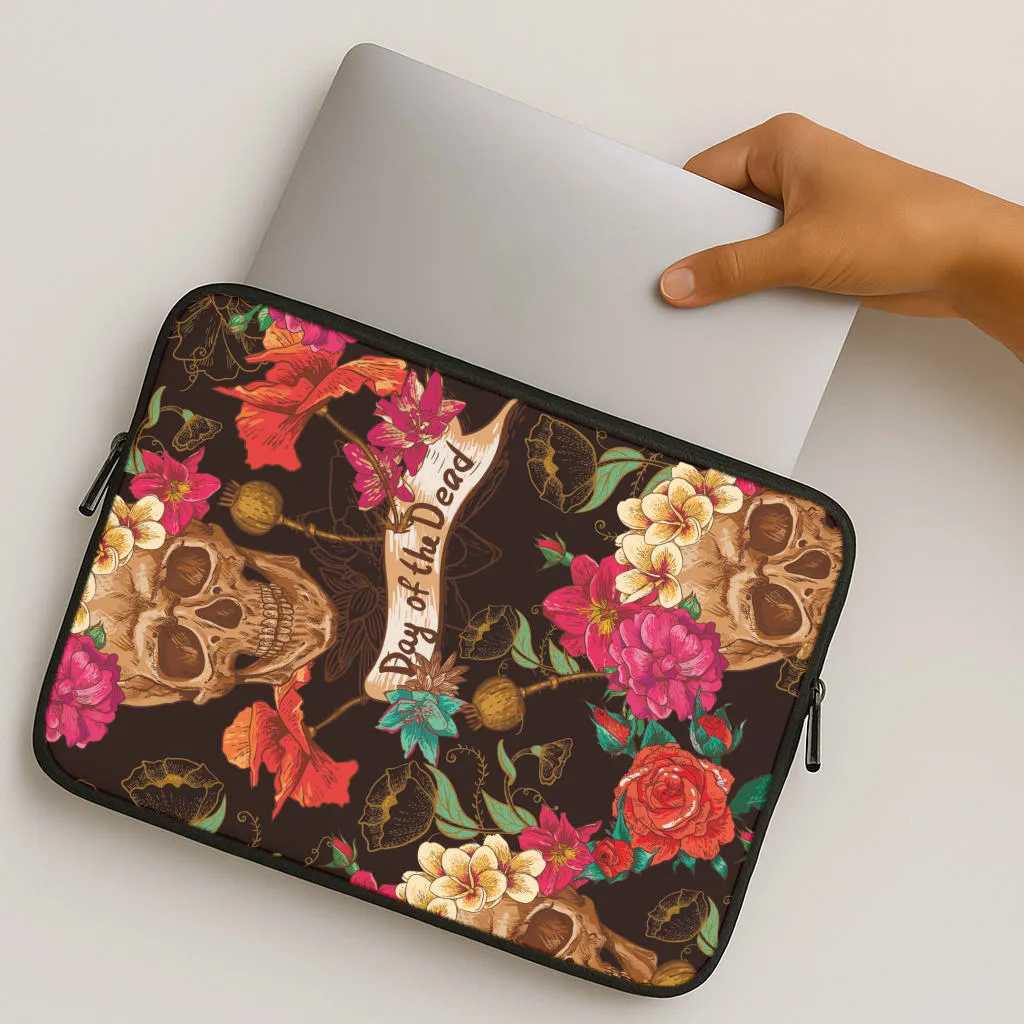 Day Of The Dead - Halloween Laptop Sleeve High strength