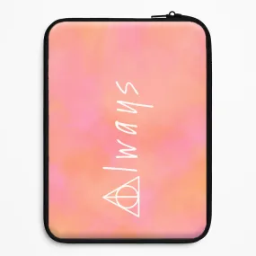Trendy Layer Soft Edge Look Deathly Always Laptop Sleeve