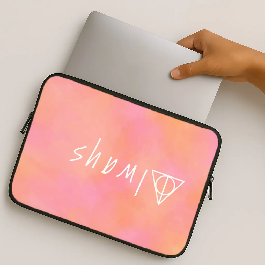 Deathly Always Laptop Sleeve Outdoor Protection Printed Artwork