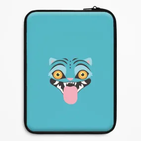 Anti Scratch Layer Demon Cat Face Laptop Sleeve