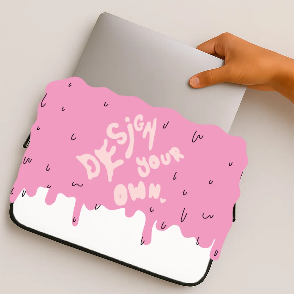 Glossy Pattern Hybrid Finish Design Your Own Laptop Sleeve