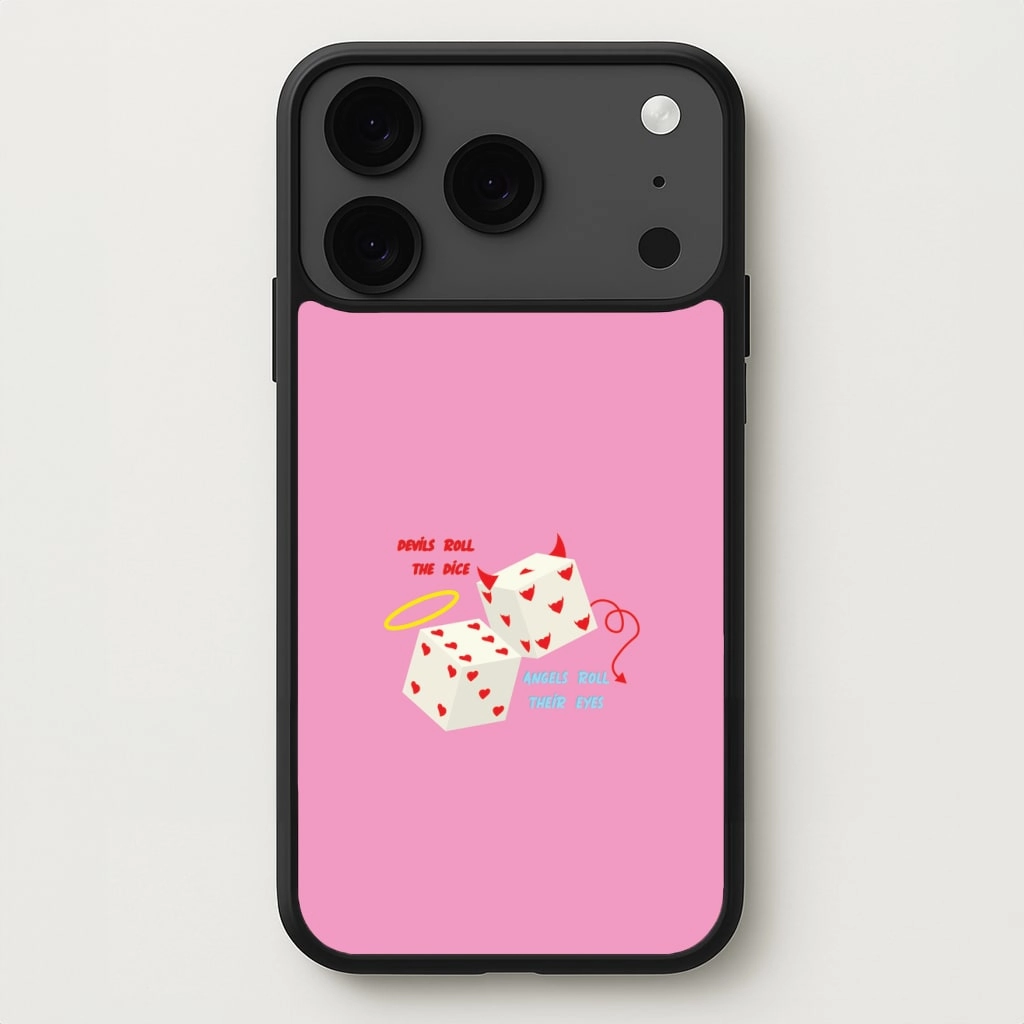 Devils Roll The Dice - Taylor Phone Case Clear View