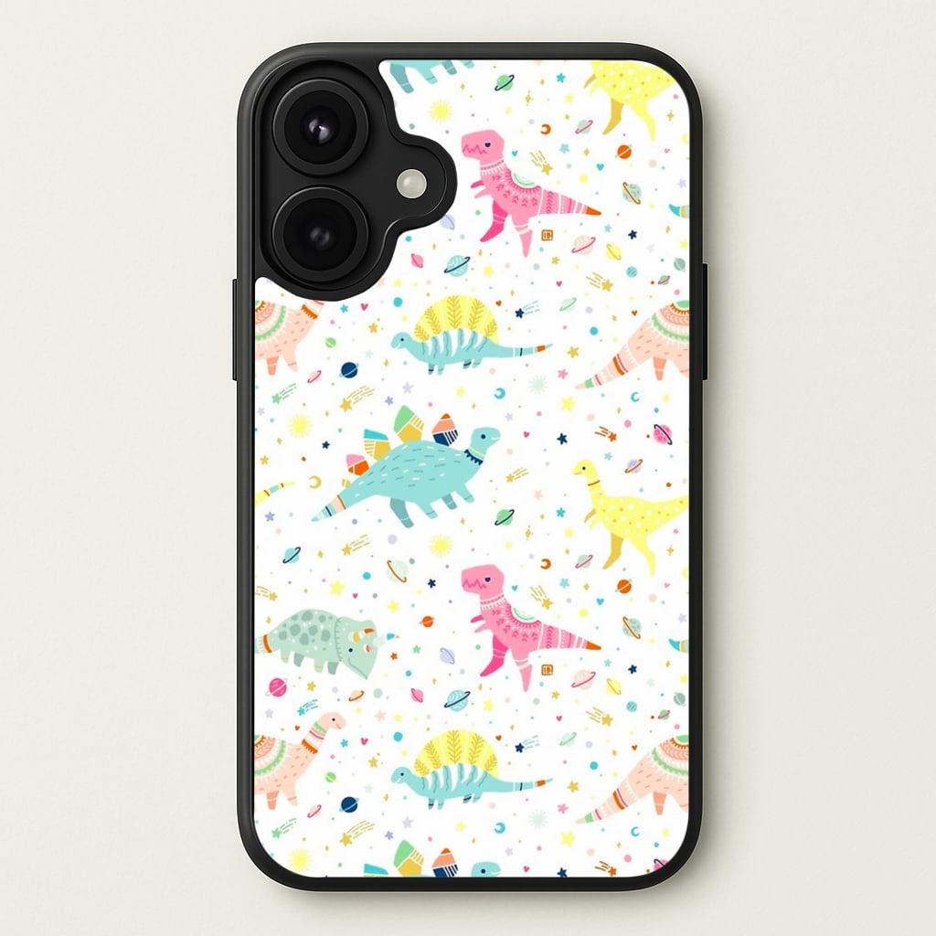 Dinosaur Pattern Phone Case Luxury Texture Design