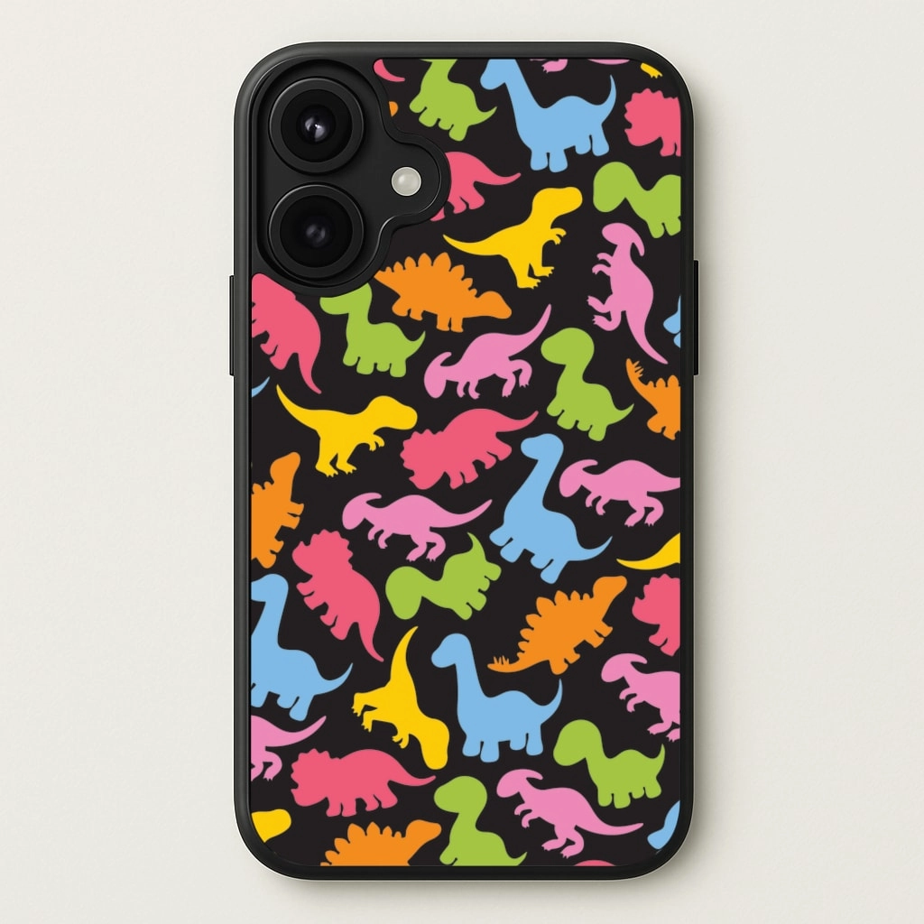 Dinosaurs Collage - Dinosaurs Phone Case Strong Surface Polished Look