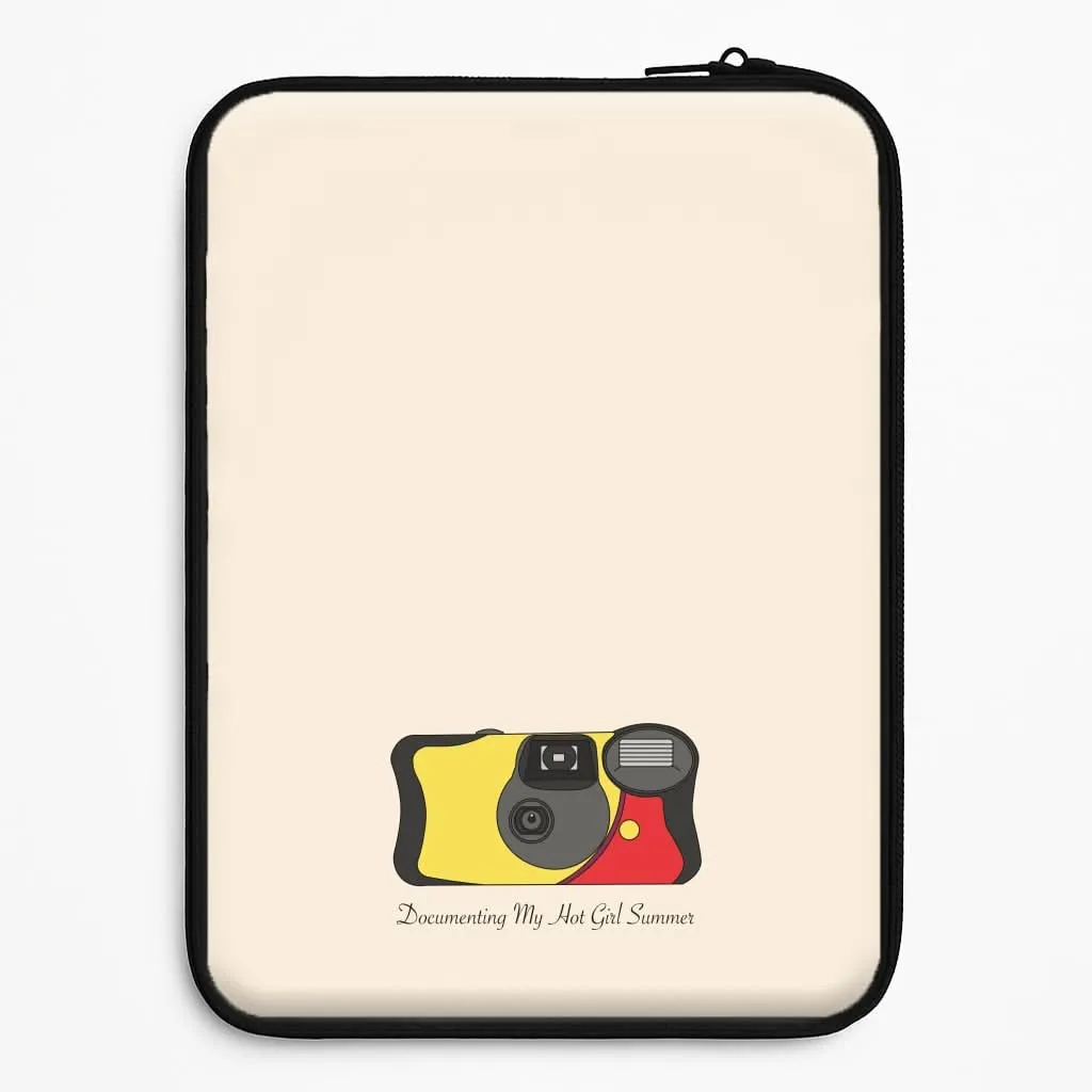 Trendy Layer Documenting My Hot Girl Summer Camera Laptop Sleeve