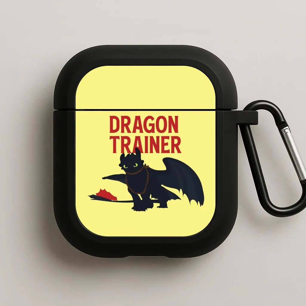 minimalist office airpods cover Dragon Trainer AirPods Case