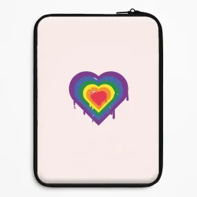 Dripped heart - Pride Laptop Sleeve Universal Fit