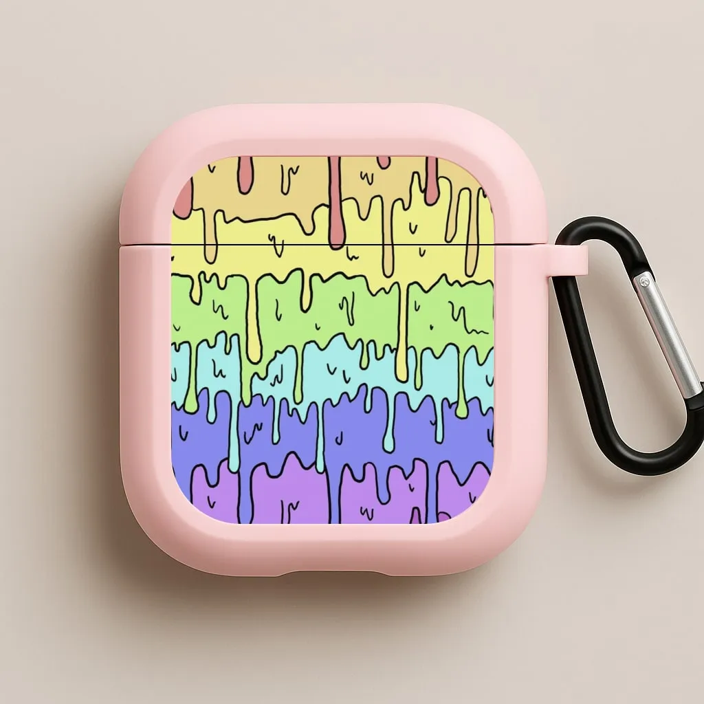 Dripping Rainbow AirPods Case airpods case for athletes