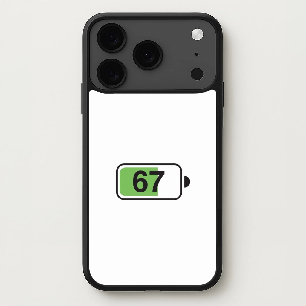 6 7 Battery Phone Case hybrid design Stylish Texture