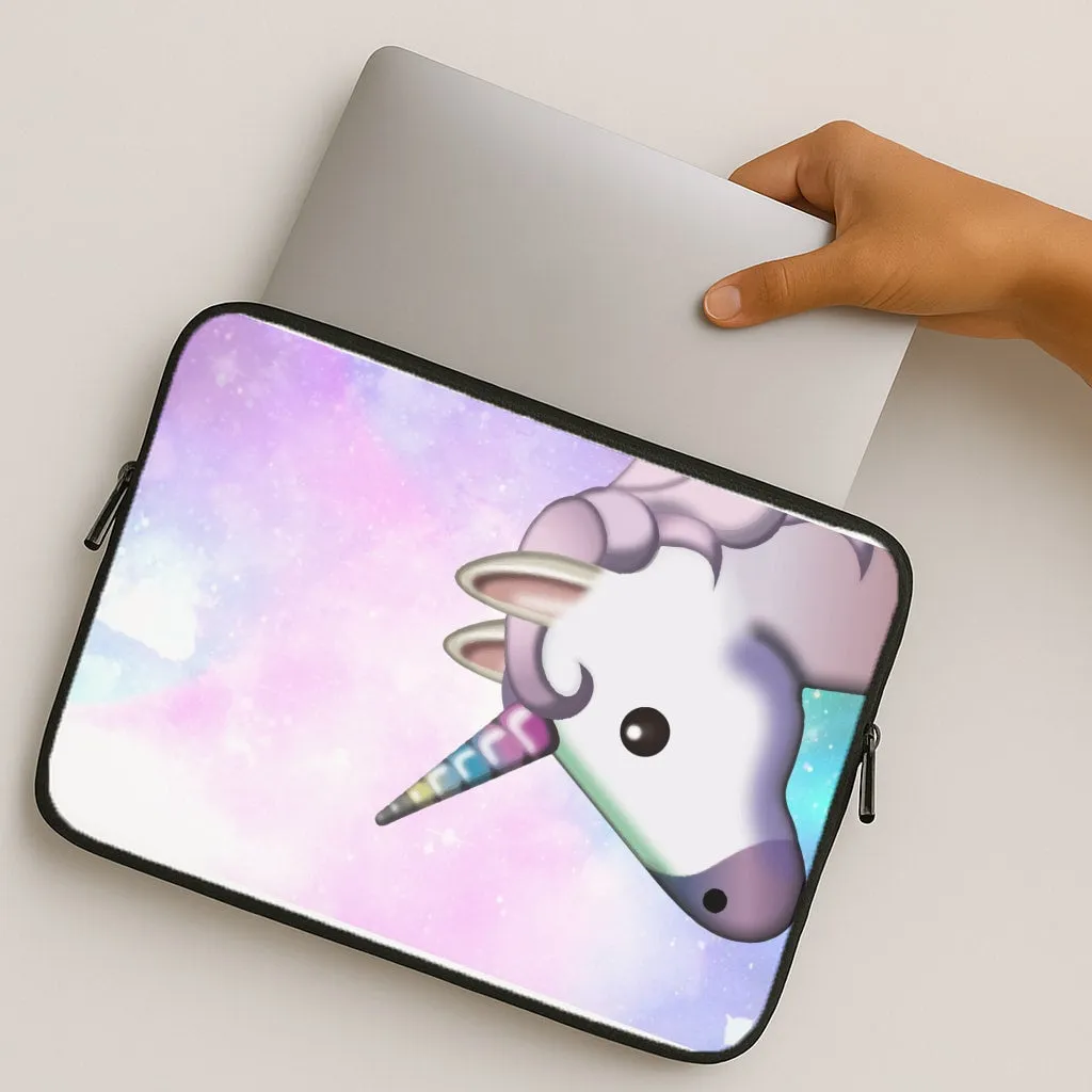 Elegant Look Smooth Touch Galaxy Unicorn Pattern - Tumblr Laptop Sleeve