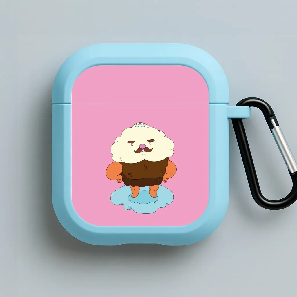 Mr Cupcake AirPods Case fashion ergonomic travel airpods case vivid lightweight ergonomic leather airpods case