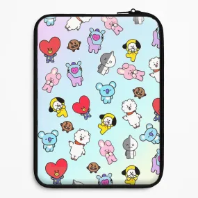 BT21 Collage - K Pop Laptop Sleeve Compact Build