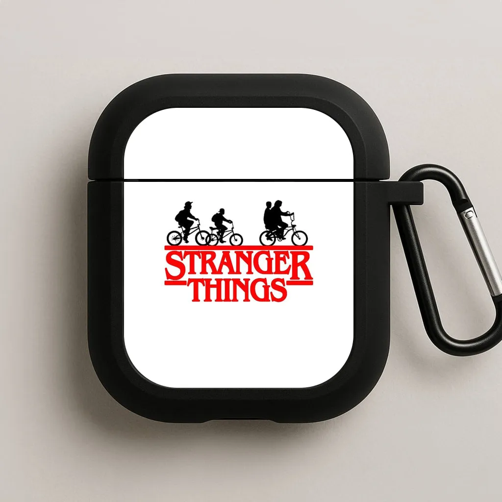 Fashion Everyday Bag Durable Silicone Organizer Stranger Cycling Logo AirPods Case